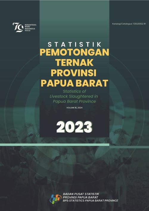 Statistik Pemotongan Ternak Provinsi Papua Barat 2023