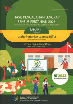 Hasil Pencacahan Lengkap Sensus Pertanian 2023 - Tahap II Usaha Pertanian Lainnya (UTL) Provinsi Papua Barat Daya