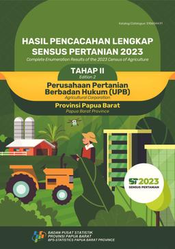 Hasil Pencacahan Lengkap Sensus Pertanian 2023 - Tahap II Perusahaan Pertanian Berbadan Hukum (UPB) Provinsi Papua Barat