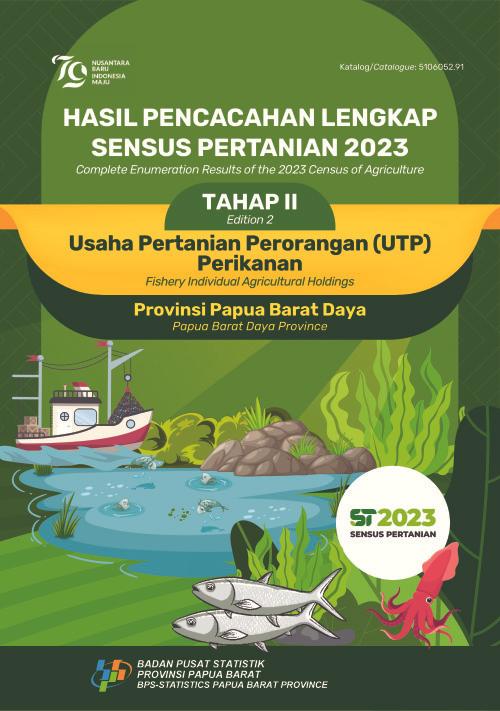 Hasil Pencacahan Lengkap Sensus Pertanian 2023 - Tahap II: Usaha Pertanian Perorangan (UTP) Perikanan Provinsi Papua Barat Daya