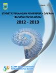 Financial Statistics Of Papua Barat Province 2012-2013